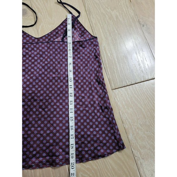 GAP Body Women's Medium Satin Polyester Cami Top Soft Geometric Tank Camisole - Picture 10 of 10